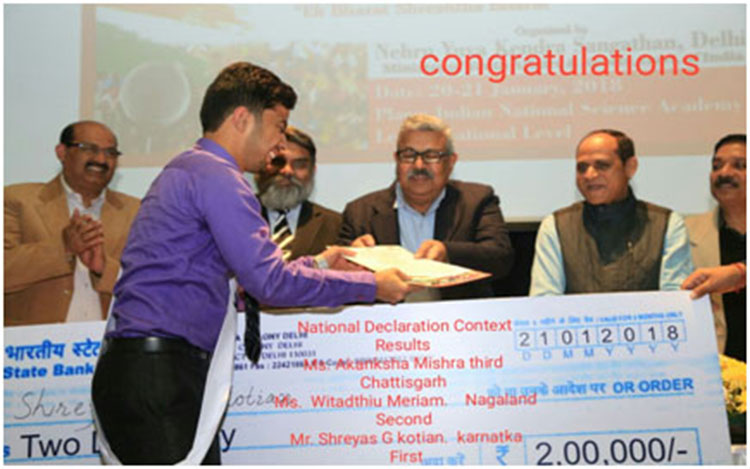 ರಾಷ್ಟ್ರ ಮಟ್ಟದ ಭಾಷಣ ಸ್ಪರ್ಧೆ: ಉಡುಪಿಯ ಶ್ರೇಯಸ್ ಕೊಟ್ಯಾನ್‌ಗೆ ಪ್ರಥಮ ಸ್ಥಾನ